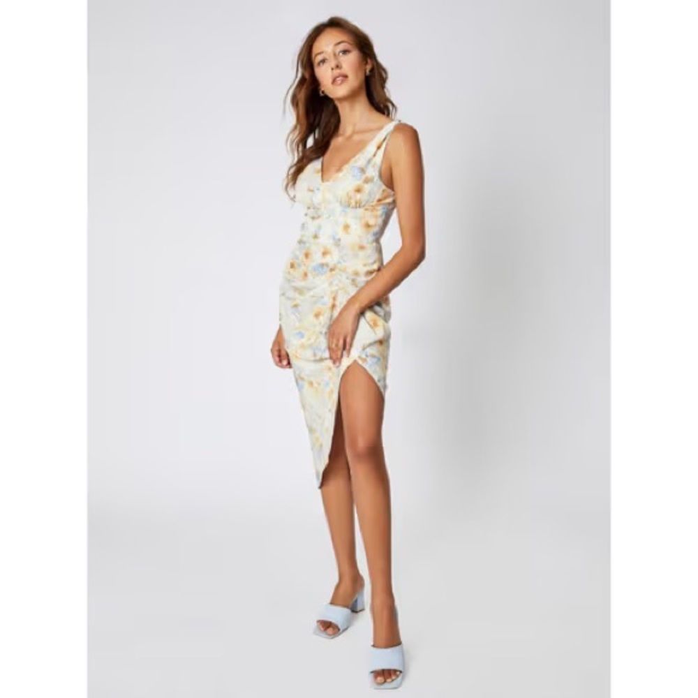 NWT Cider Floral Midi Dress - Picture 3 of 9